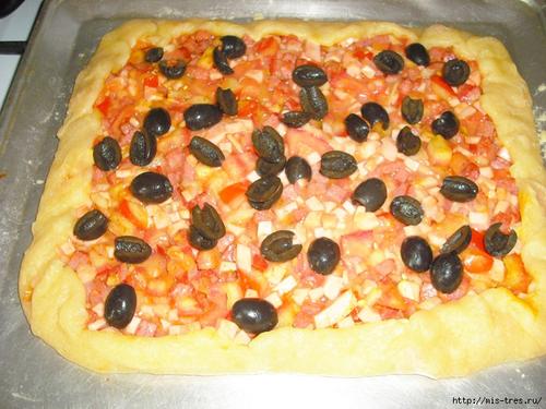 рецепты, пицца